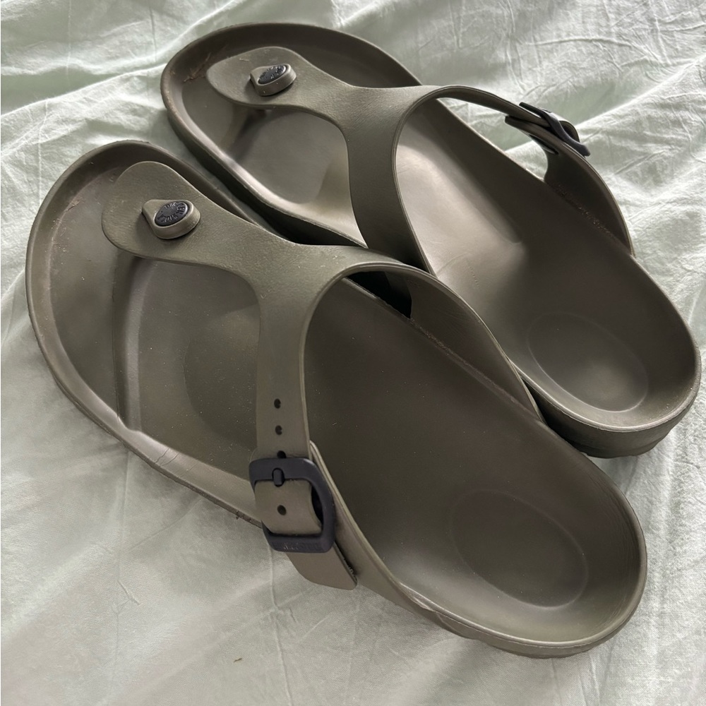 Olive Green Rubber Birkenstock